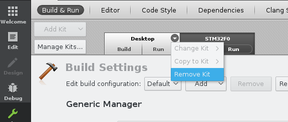 Remove the desktop kit
